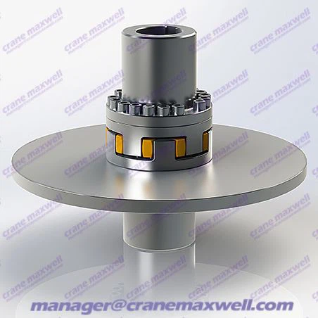 MLPK Plum-Shaped Elastic Coupling With Brake Disc
