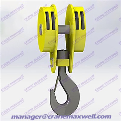 Blocco del gancio della gru